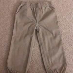 Nautica 100% cotton khaki pant jogger style toddler 3T
